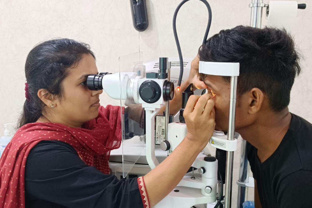 Emergency eye services at Krisha Eye hospital